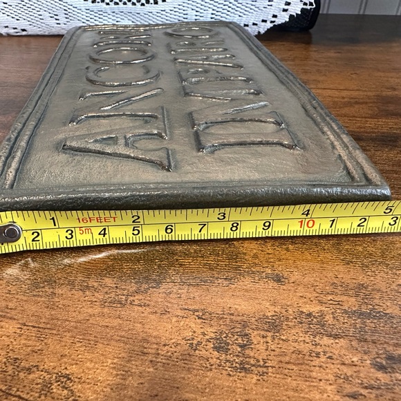 Anchora Imparo -Bronze Decorative Plaque - Picture 5 of 5